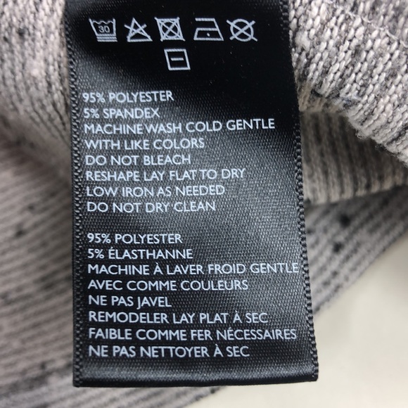 Sparkle & Fade Gray Black Speckled 2 Pocket Cardigan Size Large - Picture 6 of 10